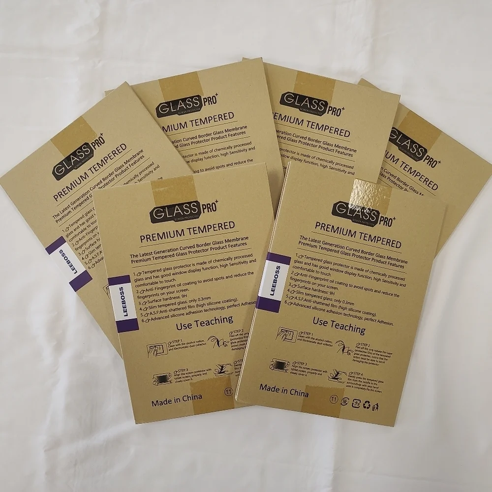Lot of 6 Glass Screen Pro Premium Tempered Glass Device Screen Protectors 10.3